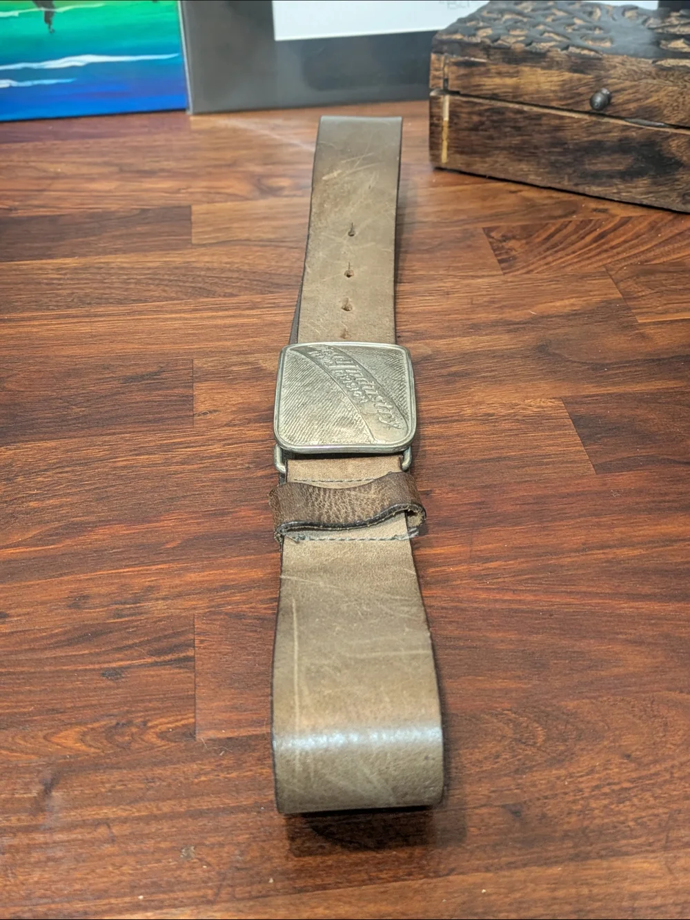 Vintage Diesel Belt. Buckle And Belt Made In Italy. Fantastic Shape